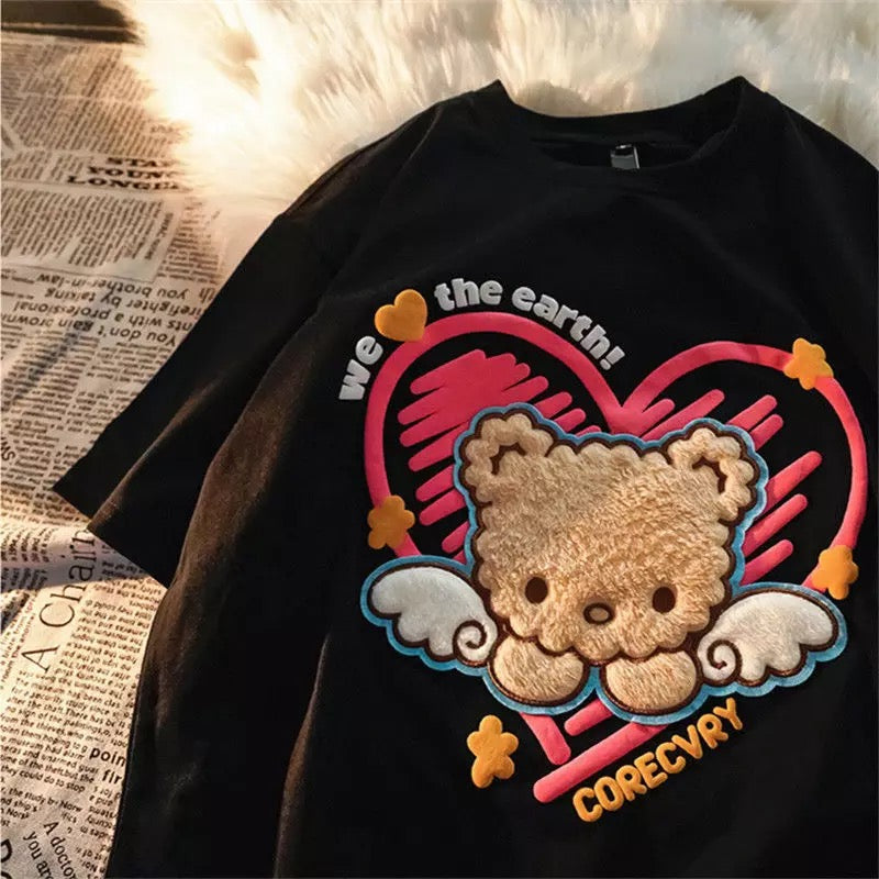 We Love the Earth 3D Bear T-Shirt