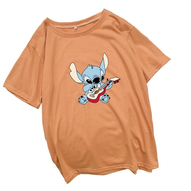 DDLGVERSE Stitch T-Shirt Orange