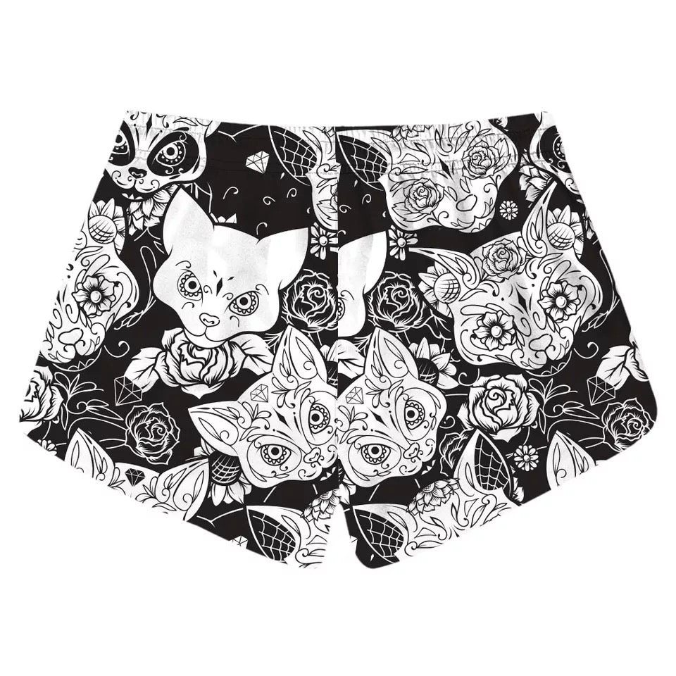 Gothic Cat Shorts
