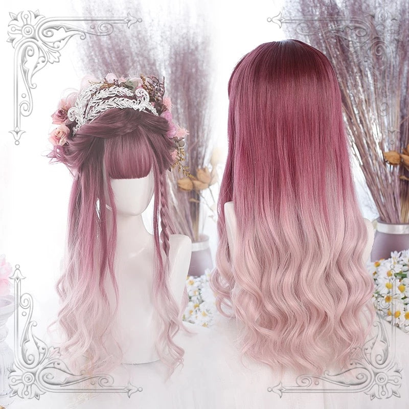 Cherry Pink Ombré Lolita Wig