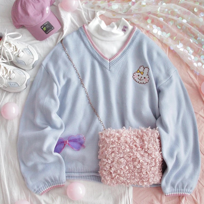 Bunny Knit Pullover