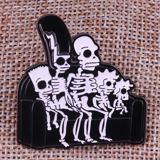 Skeleton Sofa Pin