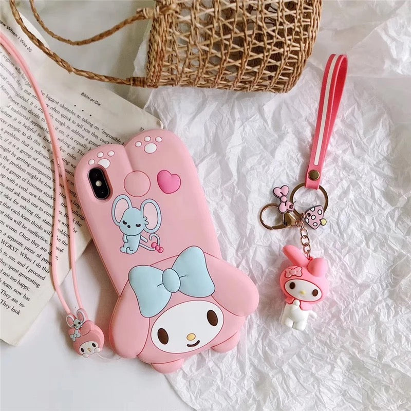DDLGVERSE My Melody and Cinnamoroll iPhone Cases My Melody