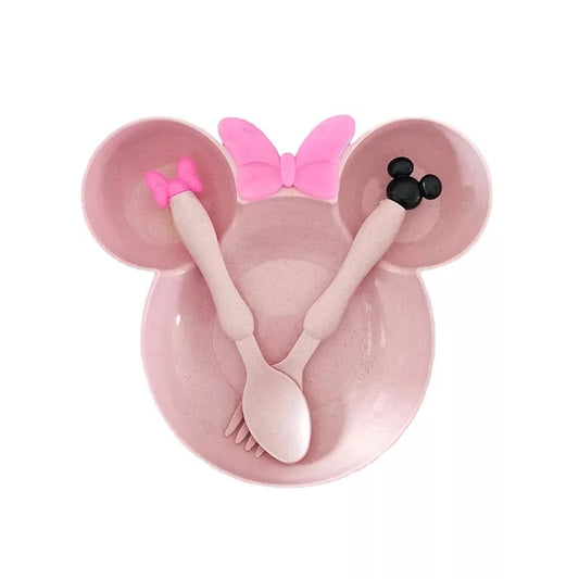 Minnie Mouse Bowl & Cutlery Sets