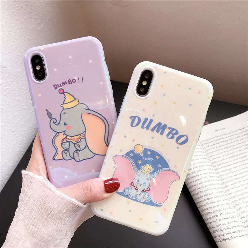 DDLGVERSE Dumbo iPhone Case Purple and Pink