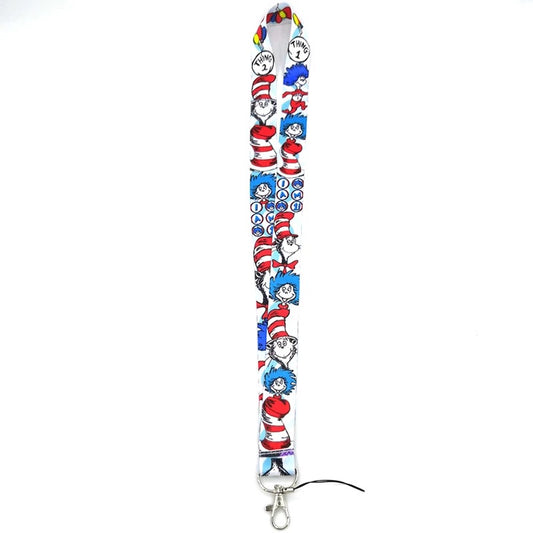 Cat in the Hat Lanyard