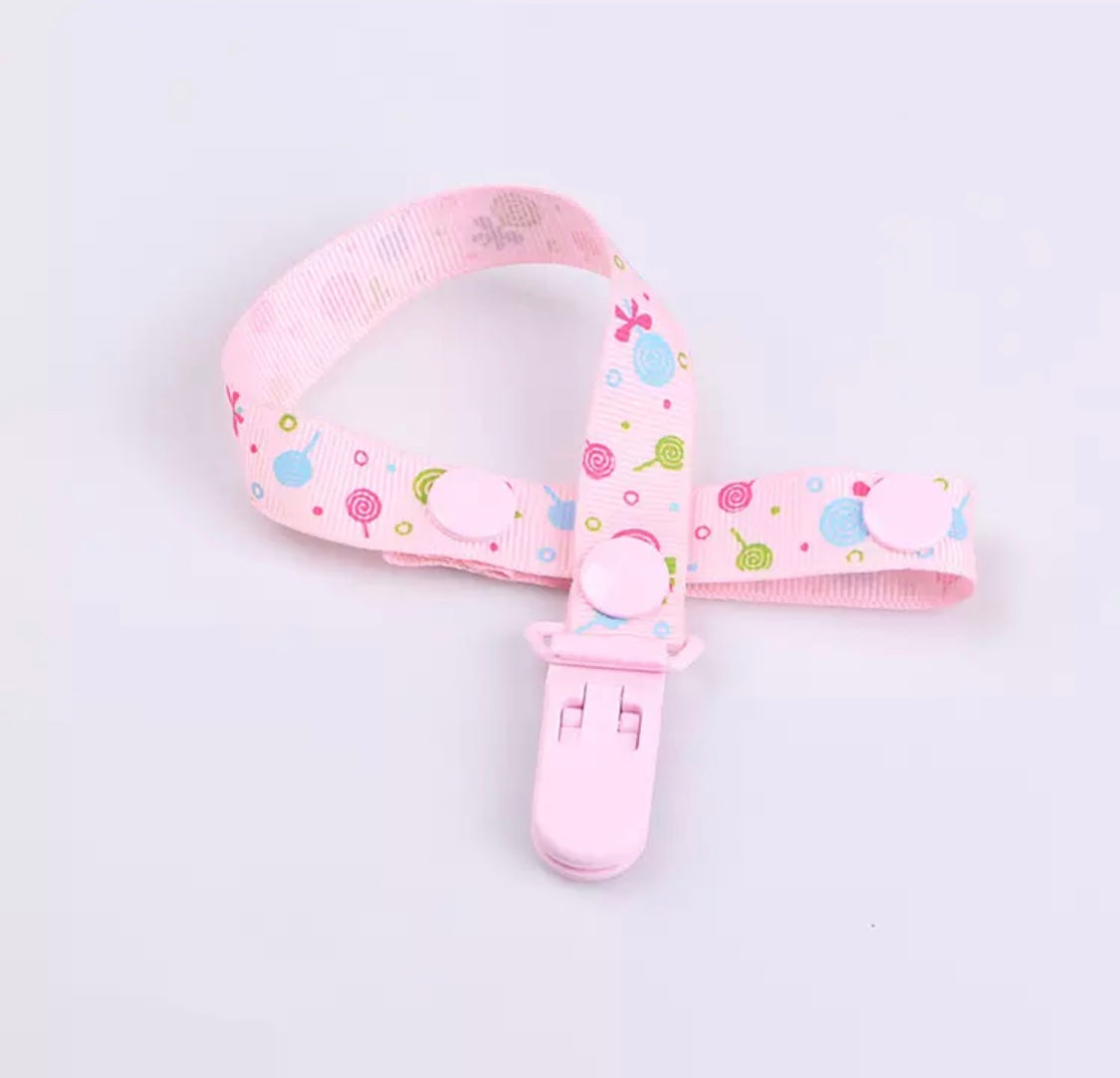 Candy Kid Pacifier Clip