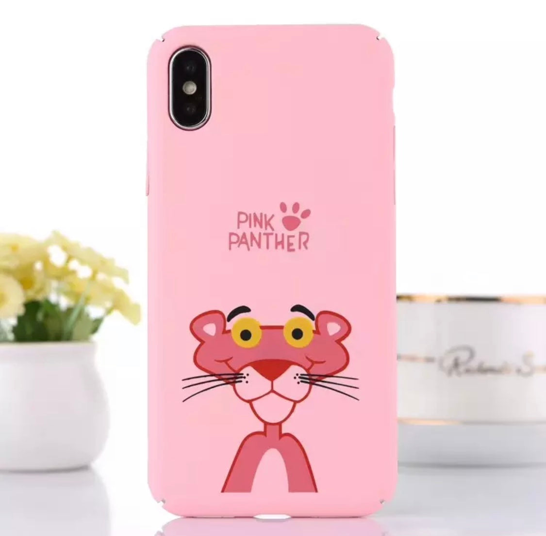 DDLGVERSE Pink Panther iPhone Case Pink
