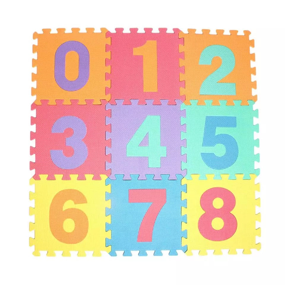 Number Puzzle Mats
