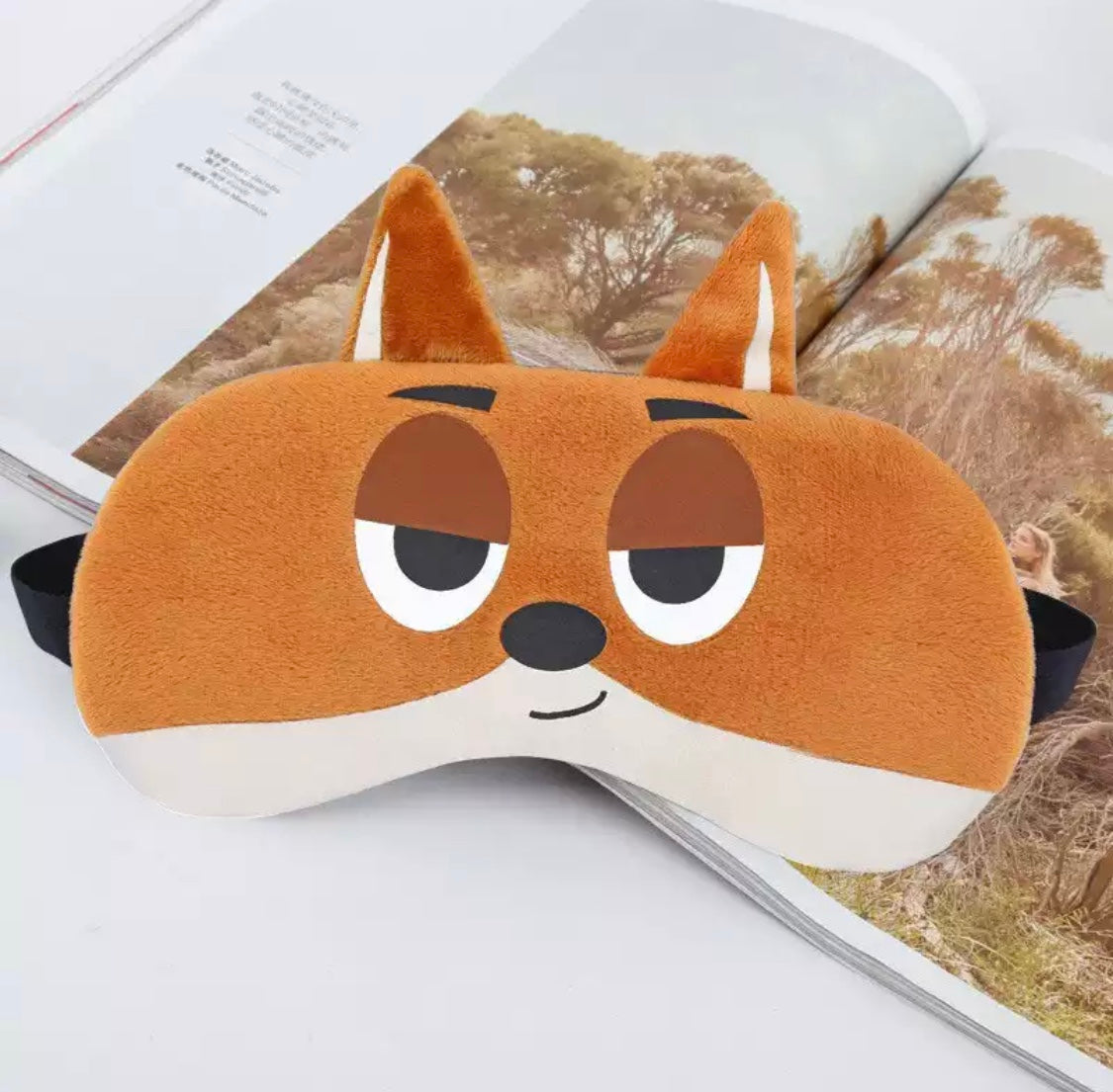 DDLGVERSE Zoo Animals Sleep Masks Fox