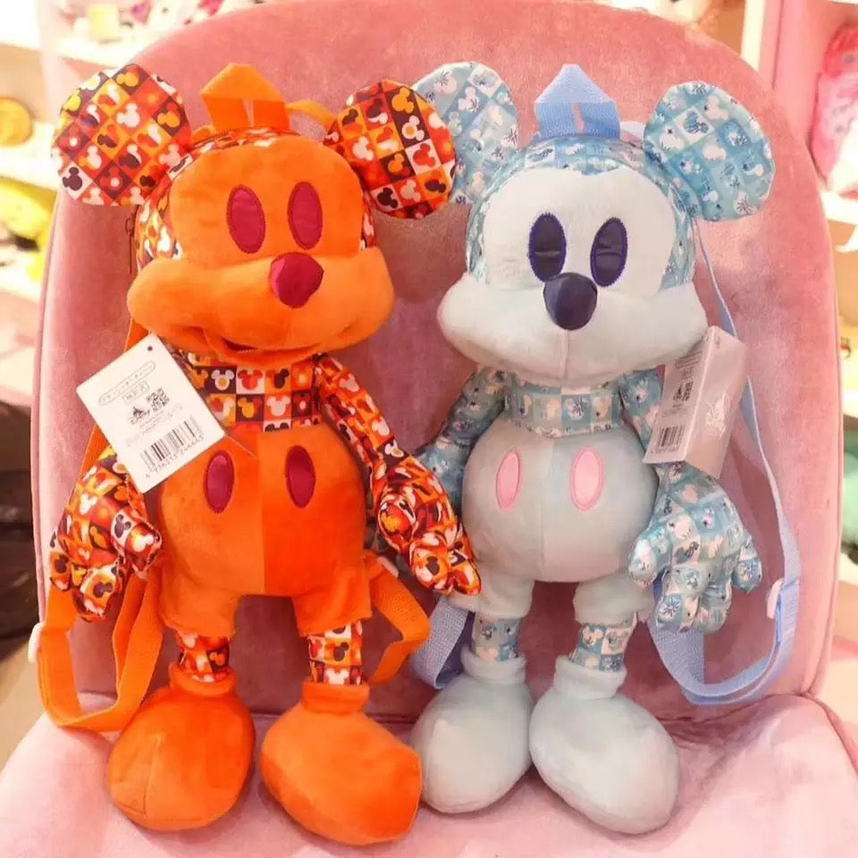 DDLGVERSE Mickey Mouse Bags Orange and Blue