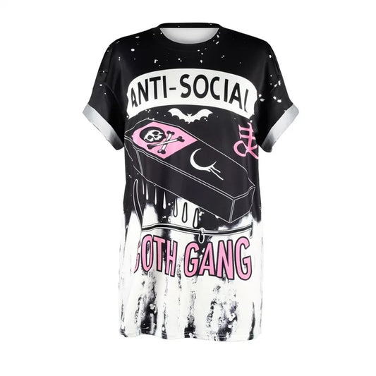 DDLGVERSE Anti Social Goth Gang T-Shirt
