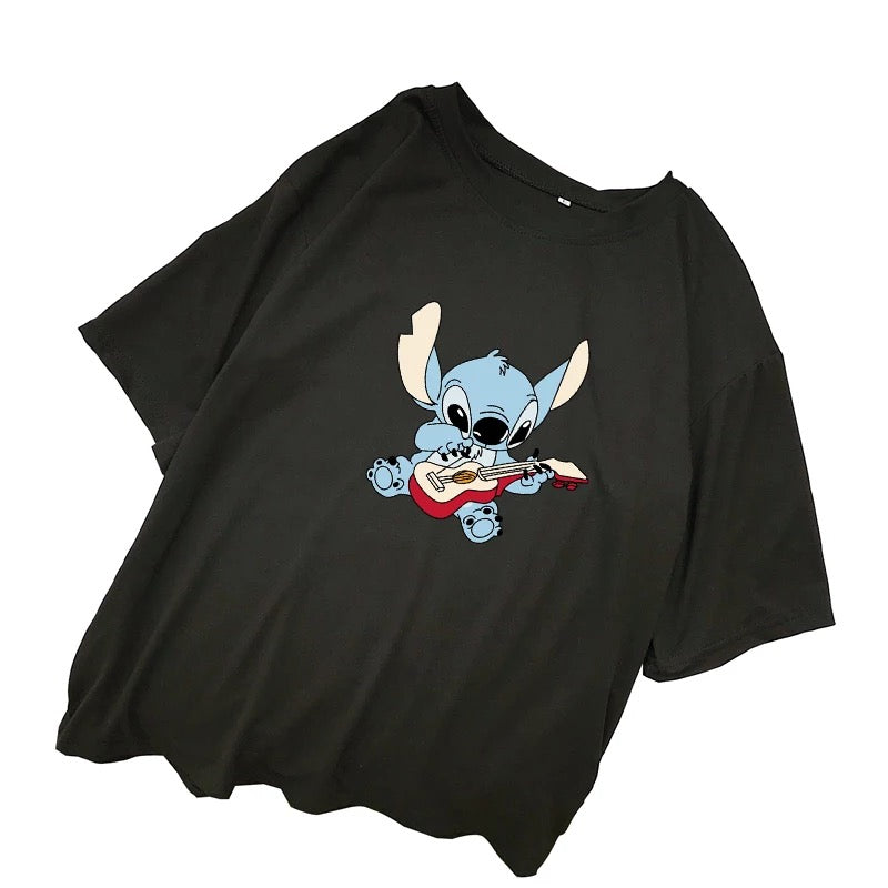 DDLGVERSE Stitch T-Shirt Black