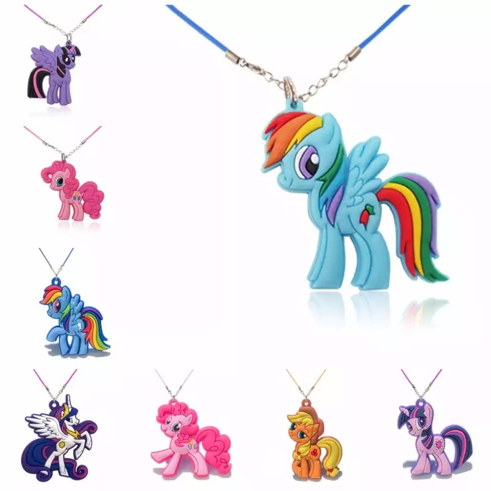 DDLGVERSE Cartoon Pony Necklace