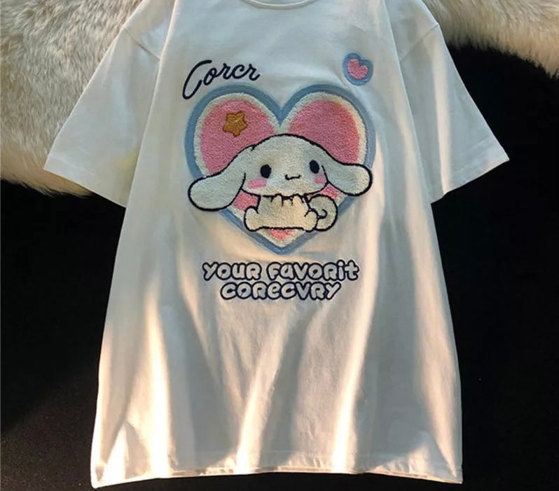 Cinna Towel Embroidery T-Shirt