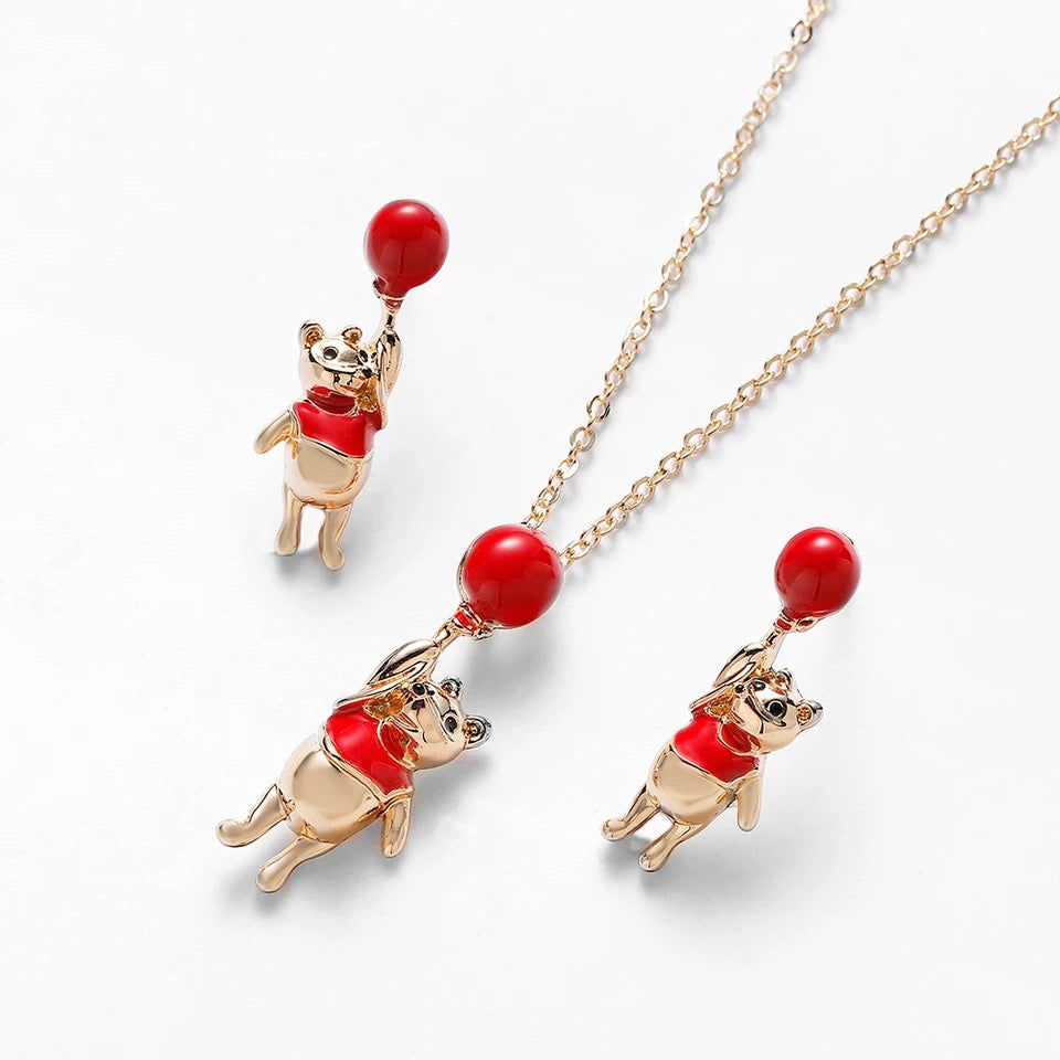Winnie the Pooh Gold Necklace