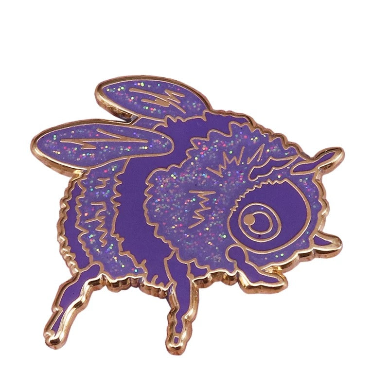 Purple Bee Pin