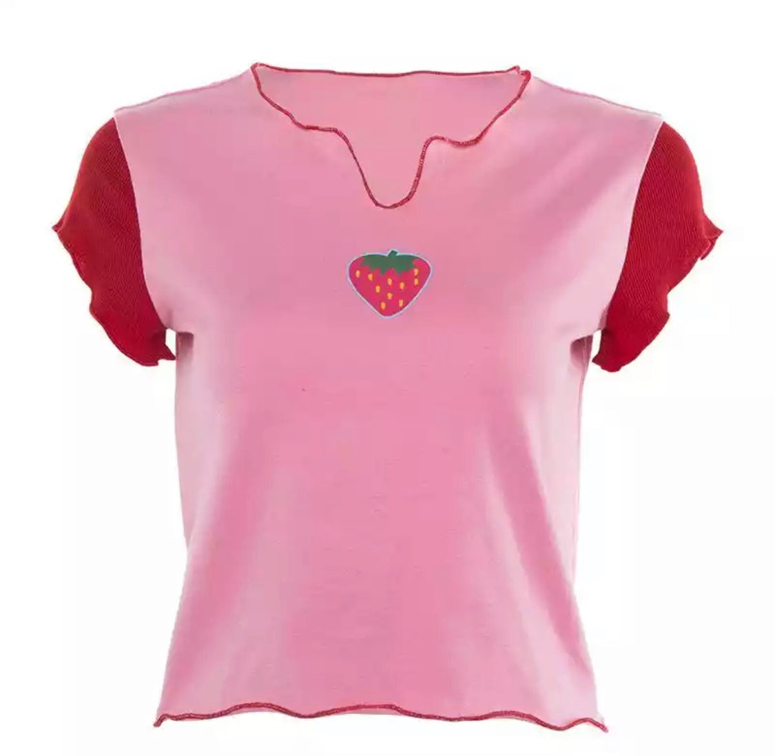 DDLGVERSE StrawBaby T-Shirt Pink