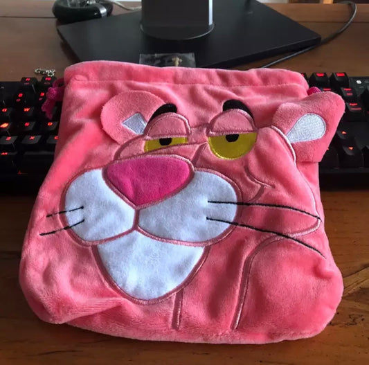 Pink Panther Drawstring Bag
