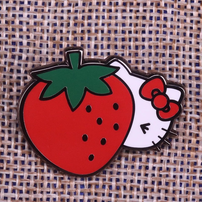 Hello Kitty Strawberry Pin