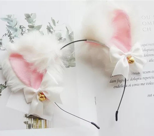 DDLGVERSE Luxury Ears with Bells White
