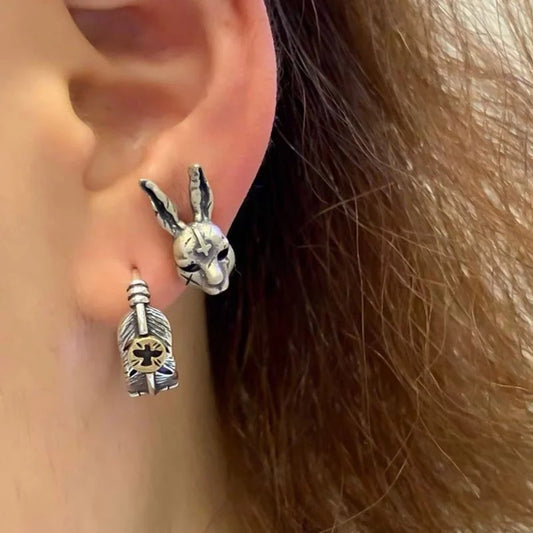 Bunny Head Earrings