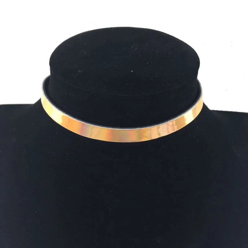 DDLGVERSE Classic Holographic Collar Gold