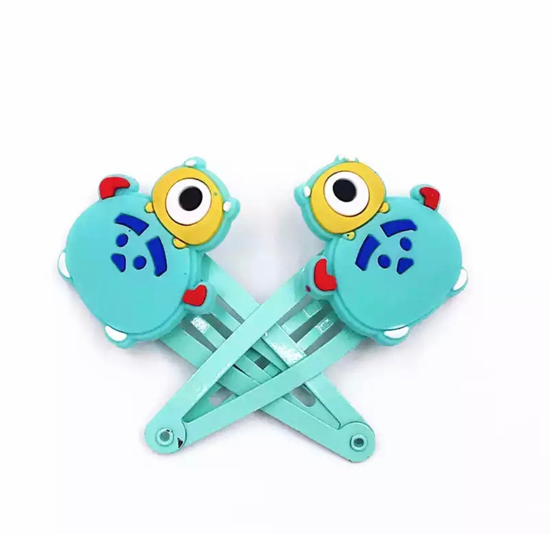 DDLGVERSE Monsters Inc Hair Clips