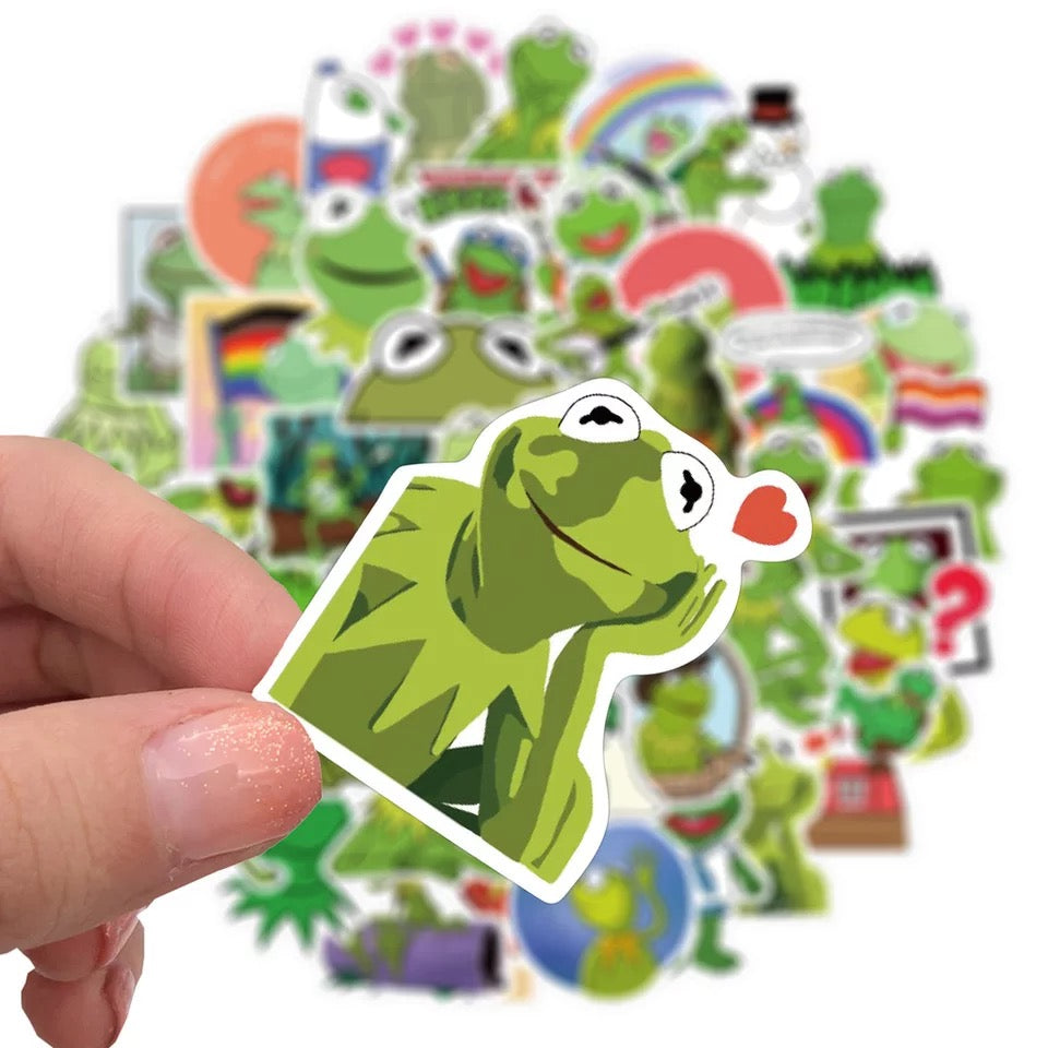 50pcs Frog Stickers