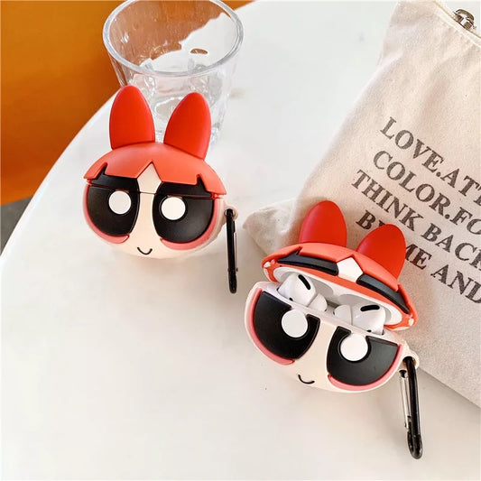 DDLGVERSE Blossom Head AirPods Case Open and Closed