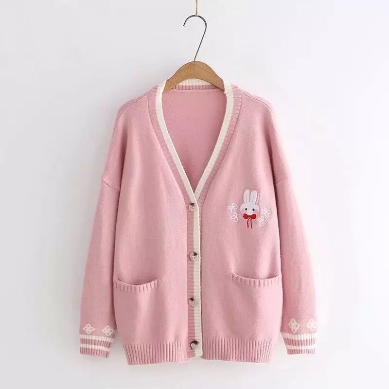 Bunny Knitted Cardigan