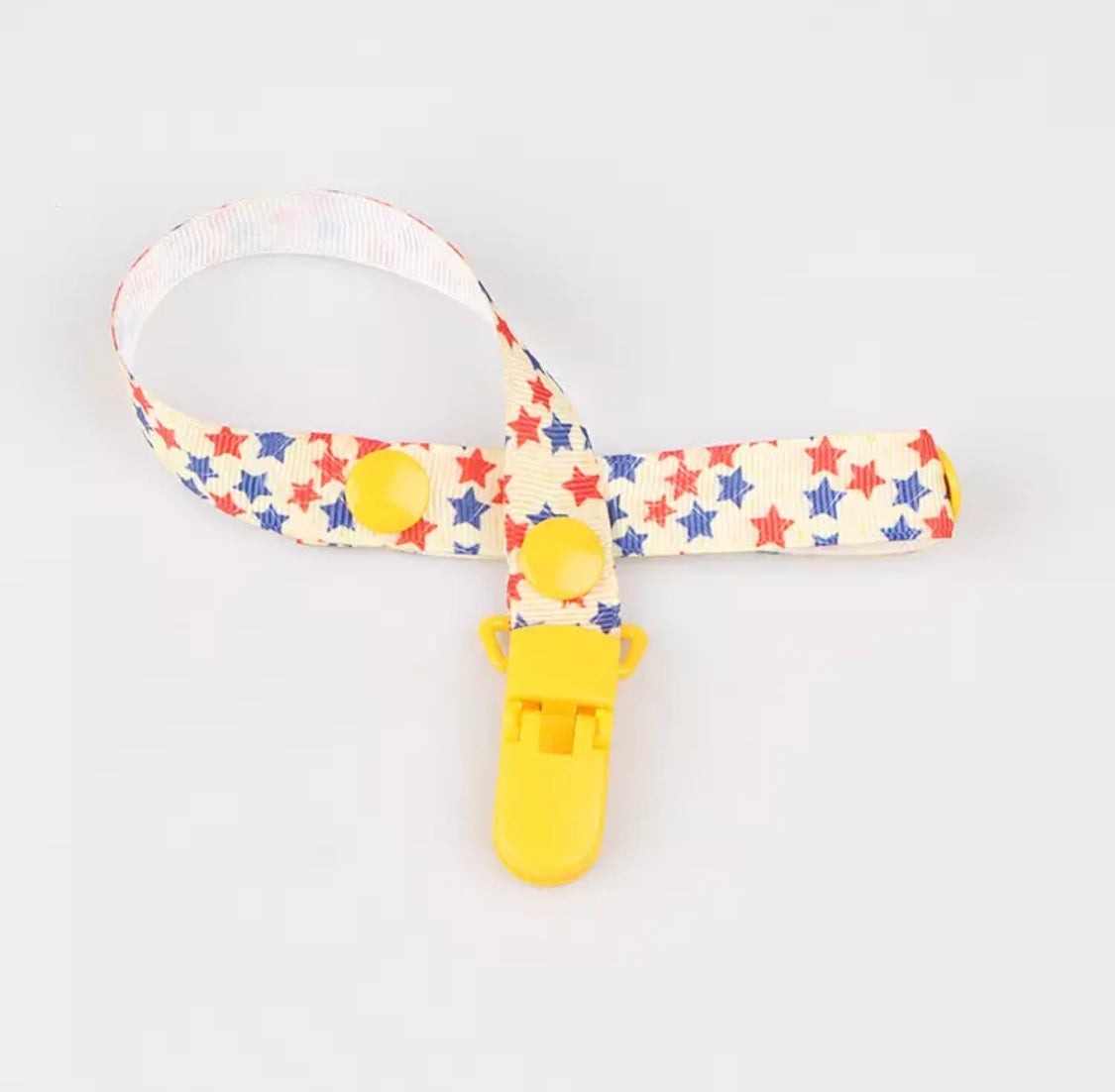 Stars Pacifier Clip