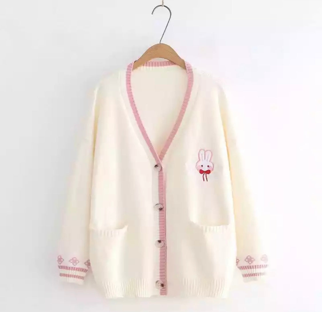 Bunny Knitted Cardigan