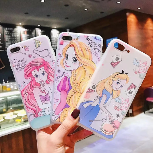 DDLGVERSE Princess iPhone Cases, Ariel, Rapunzel, Alice