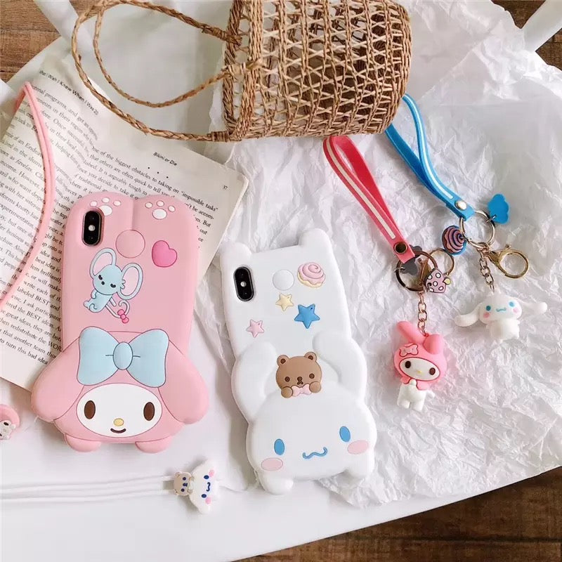 DDLGVERSE My Melody And Cinnamoroll iPhone Cases 