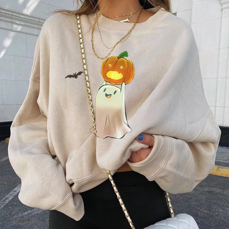 Pumpkin Lovin Ghost Sweater
