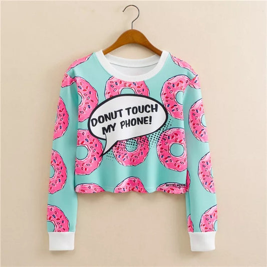 Donut Touch My Phone Sweater