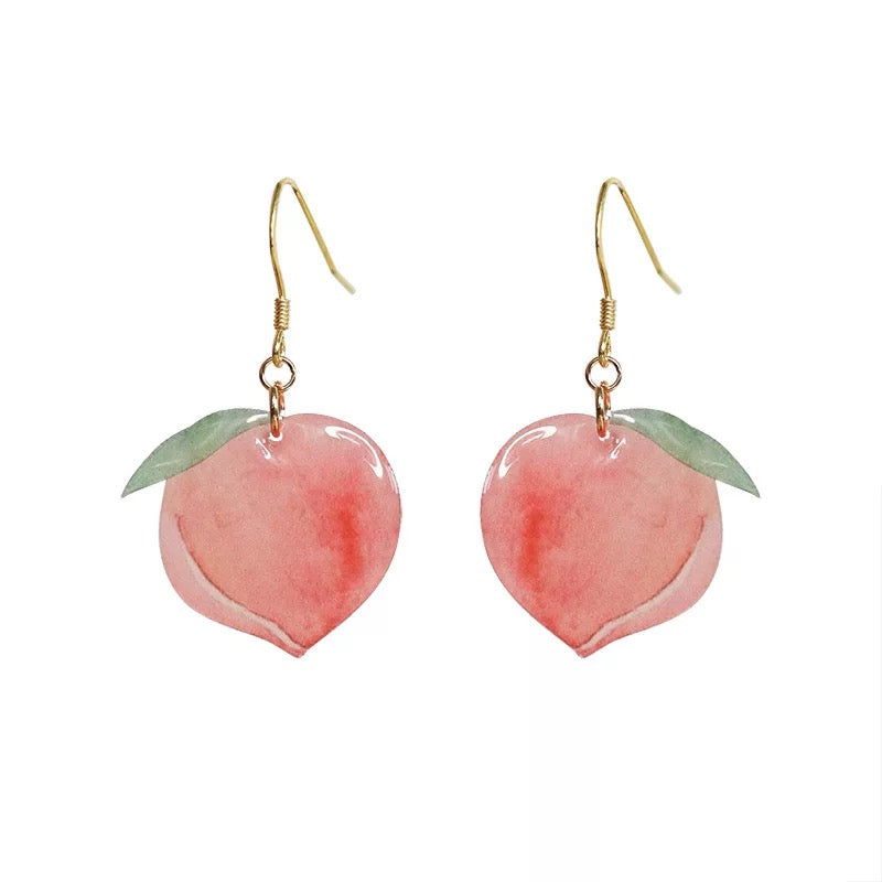 DDLGVERSE Peach Earrings Pair