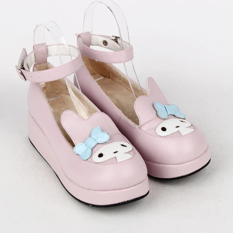 Cute Pink Bunny Shoes