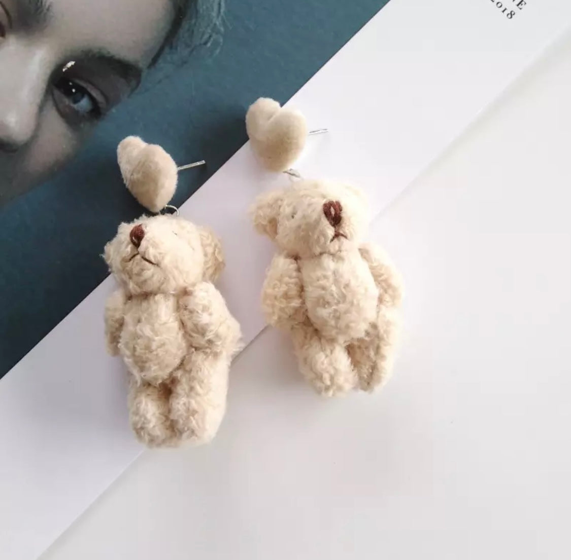 Plush Bear Earrings