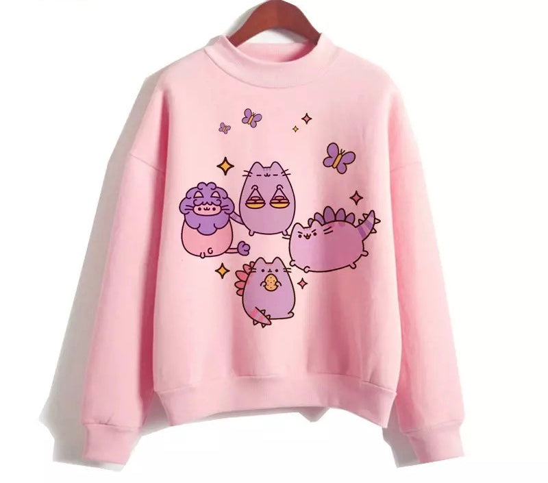 Lavender Pusheen Sweater