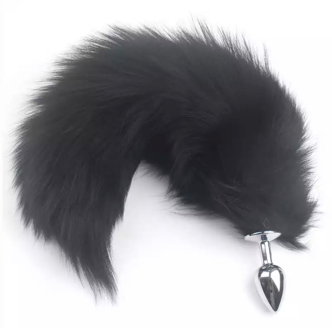 Black Fox Tail Plug