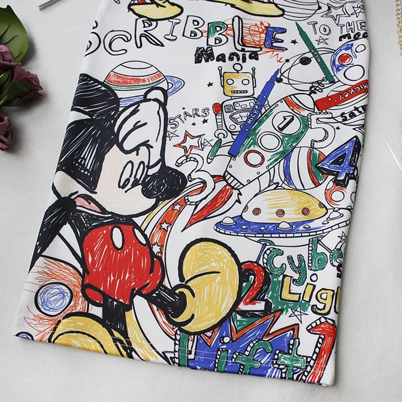 Mickey Doodles Skirt