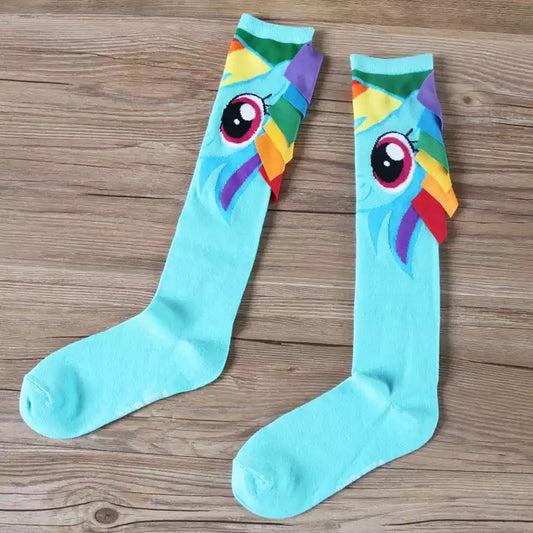 DDLGVERSE Rainbow Dash Socks 