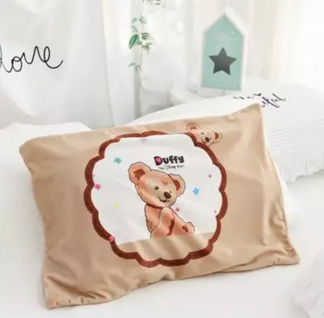 DDLGVERSE Duffy Bear Pillow Cases Duffy 