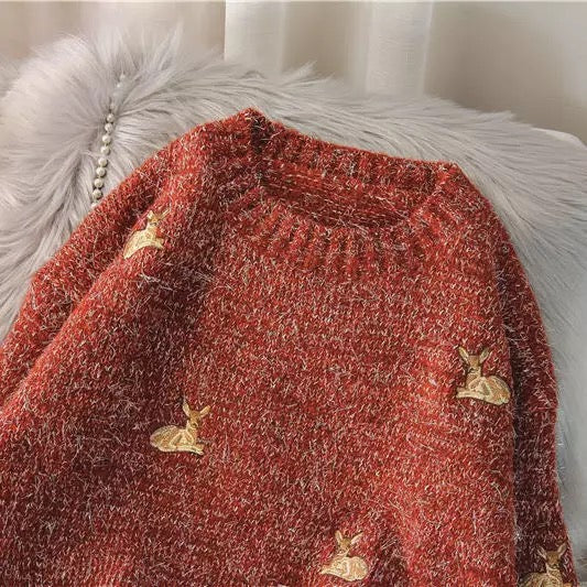 Knitted Deer Sweater