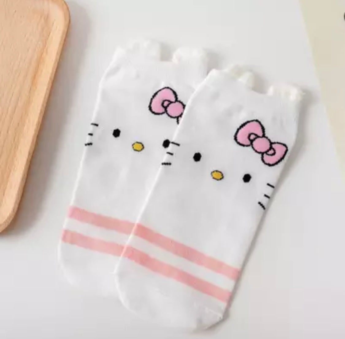 Cartoon Kitty Socks