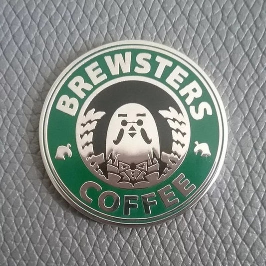 Brewster Coffee Enamel Pin