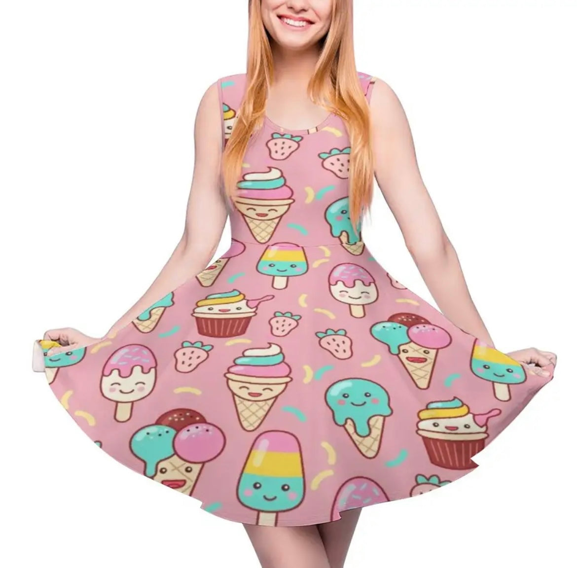 Cartoon Cones Dress