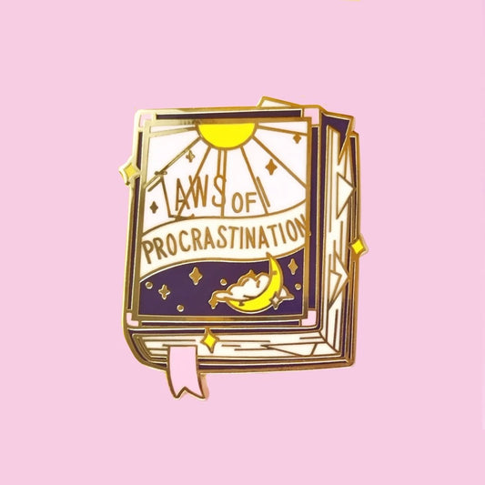 Laws of Procrastination Pin